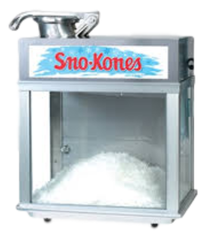 Sno Cone Machine - Silver