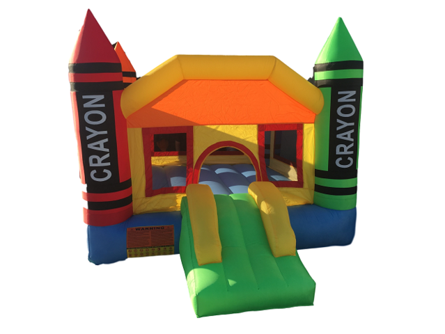 Inflatables - Bounce House - Toddler Crayon