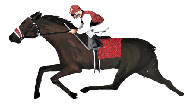 Props - Jockey and Horse - animal
