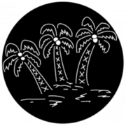 Palm Tree 2 Gobo DISC