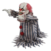 Animated Jumping Clown with Creepy Laugh 