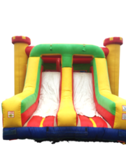 Dual Slides & Bounce House Combo