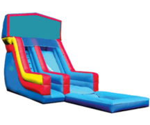 18' Basic Waterslide with Themed Panel