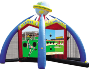 World of Sports 5 sided Games Inflatable