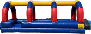 30' Multiple Colored Slip n' Slide Inflatable