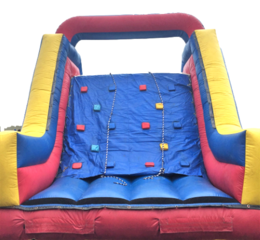 18' Slide with Climbing Wall Combo