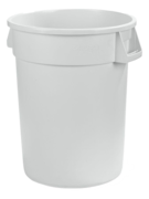 55 gallon White Trash Can