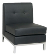 Black Armless Chair