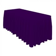 Purple Table Skirting