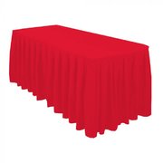 Red Table Skirting