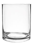 Glass Cylinder Vase 6"T x 4"W