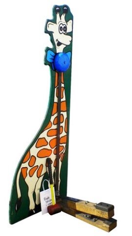 Carnival Games - Kiddie Giraffe High Striker - 6 foot