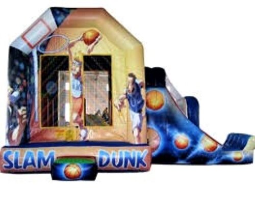 Inflatables - Slam Dunk Basketball 7 in 1 Sports Combo