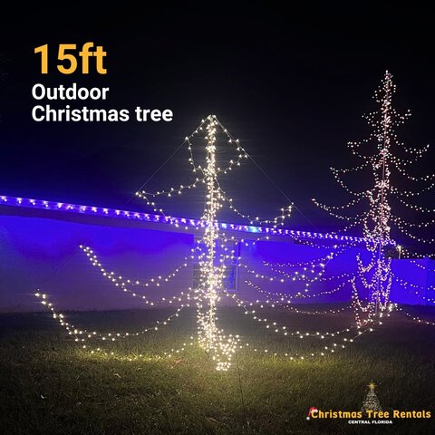 15ft Outdoor Christmas Tree