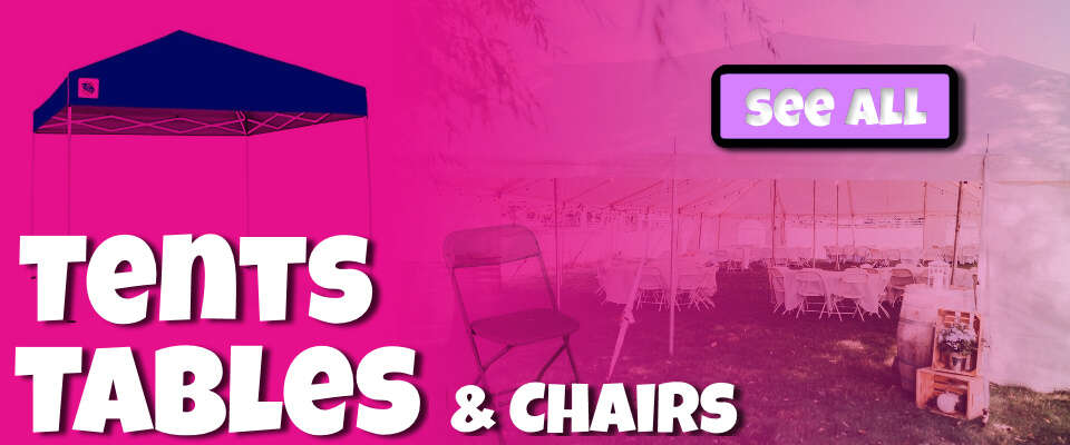 Click To See Our Tent Tables and Chair Rentals