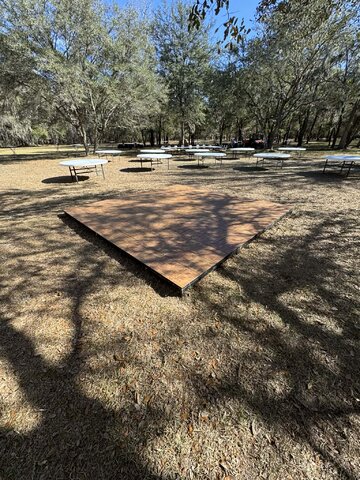 20x20 Dance floor- no sub floor