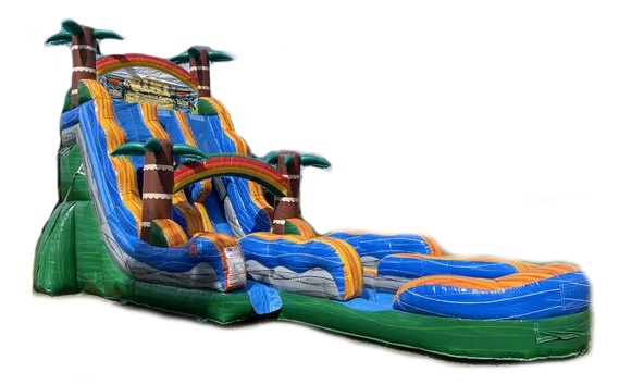 THE 22ft Tiki Plunge Double Lane Rental THE 22ft Tiki Plunge Double Lane Rental