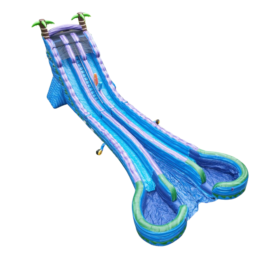 THE 30ft Tropical Double Lane with slip-n-slide Rental THE 30ft Tropical Double Lane with slip-n-slide Rental