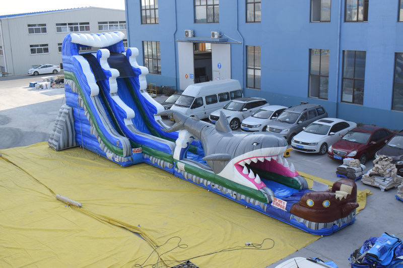 THE 24ft Shark Bite with slip-n-slide Rental THE 24ft Shark Bite with slip-n-slide Rental