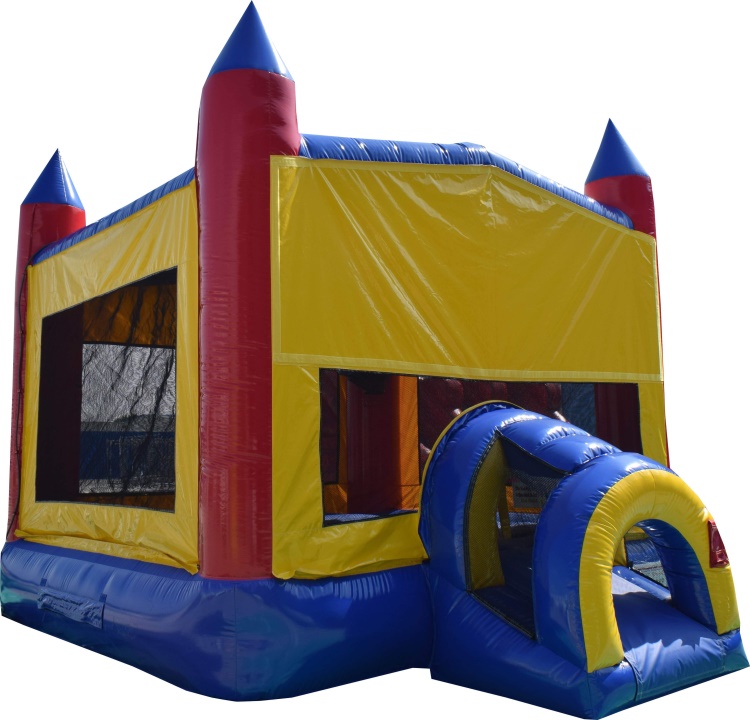 THE Multi color castle bounce house wet/dry Rental THE Multi color castle bounce house wet/dry Rental