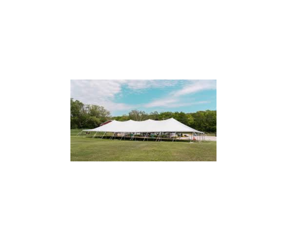THE 40x120 frame tent Rental