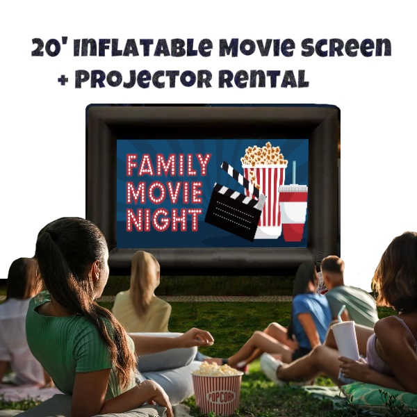 THE Movie screen with projector Rental THE Movie screen with projector Rental