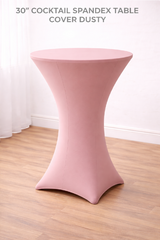 30" Cocktail Spandex Table Cover DUSTY