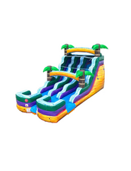 15ft Tropical SunBurst Double Lane Slide