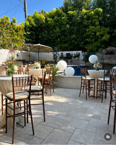 Chiavari Brown Barstool