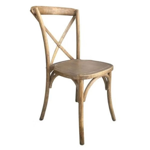 Limewash Cross Back Chair