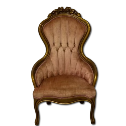 Pink Single Wingback Chair