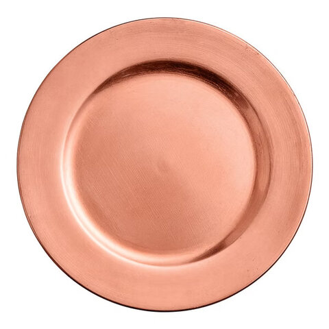 Rose Gold Acrylic Charger Plate