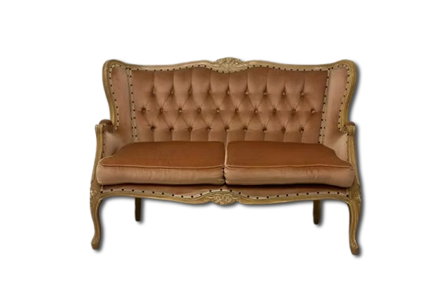 Vintage Pink Double Sofa