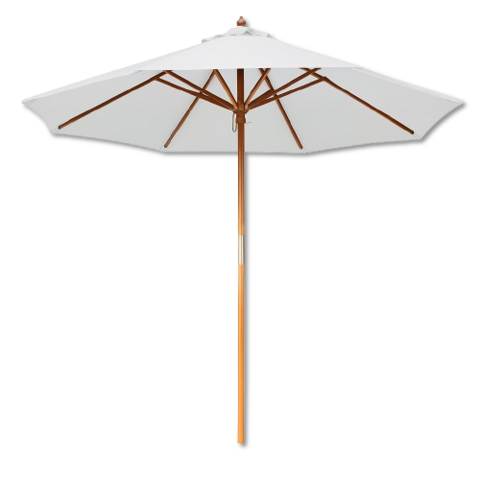 9in White Umbrella