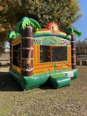 Tropical Marble Bounce House