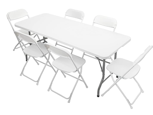 Rectangle Table and Chairs Package (1 table 6 chairs)