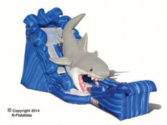 20′ tall Great White Shark-Attack Slide