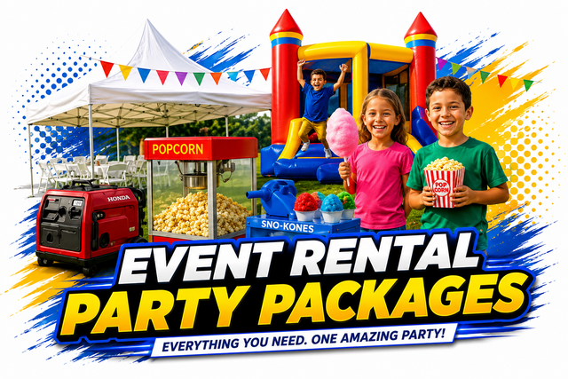Event and party package rentals