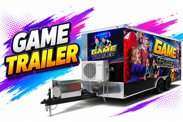 Mobile game trailer rentals
