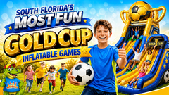 Gold Cup Inflatable Games In South Florida 