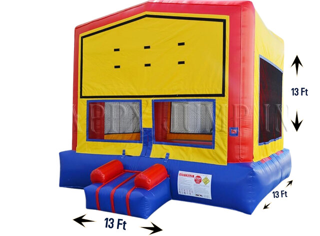 Multi color bounce house rental in Miami