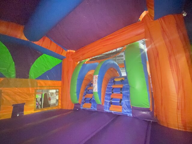 Bounce House With Double Lane Slide rental Miami