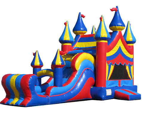 bounce house with slide rentals