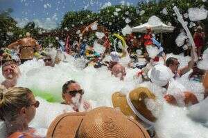 Foam party rental in Coconut Grove