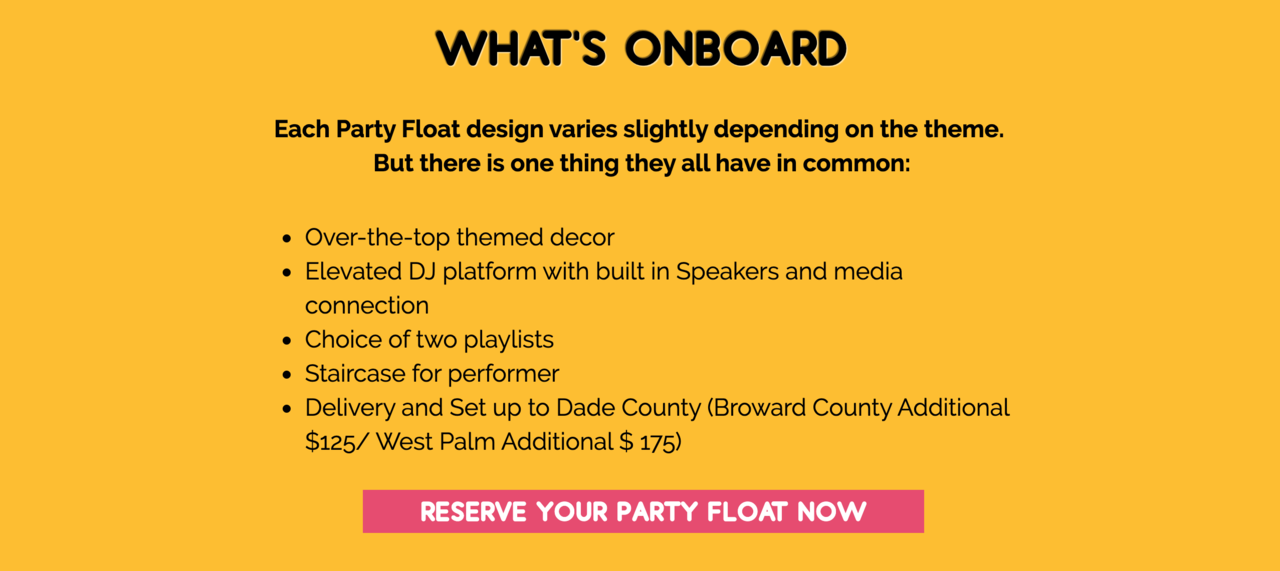 The Party Float 