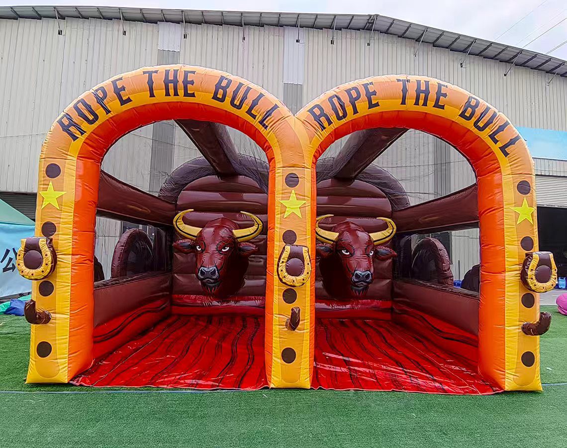 Rope The Bull inflatable front view