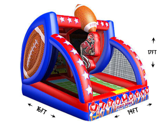Inflatable First Down Football Game in Coconut Grove