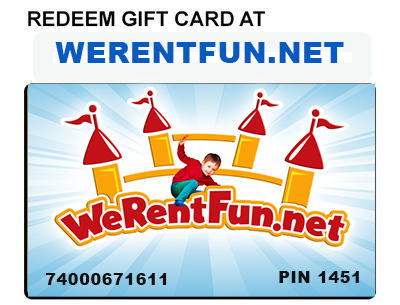 We Rent Fun Give Cards We Rent Fun Give Cards