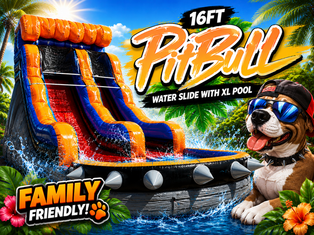 R58 -16FT The Pitbull Water Slide