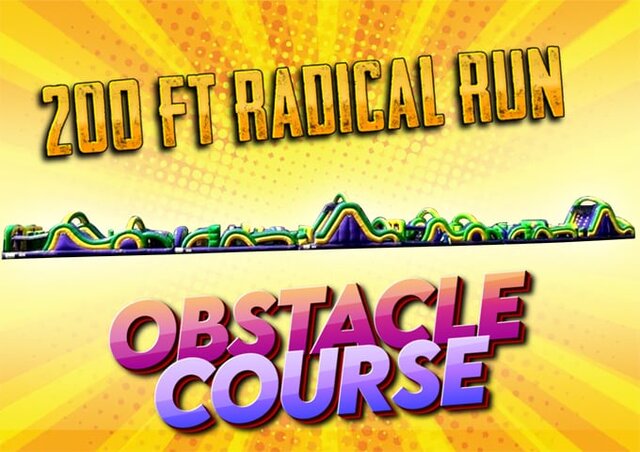 OC12 - R37/38/43 - 200' Radical Run Obstacle Course A B C
